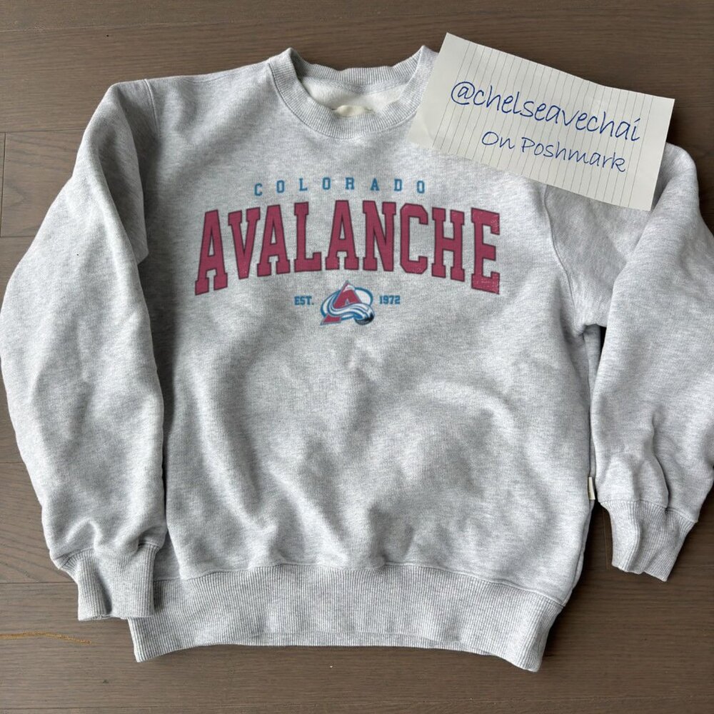 Vintage Colorado Avalanche Logo Hockey Sweatshirt, EST 1972 NHL Men Women Shirt